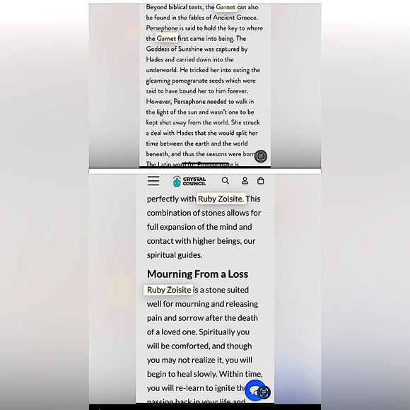 Garnet and Ruby zoisite pendant sterling silver 925 - Picture 5 of 8